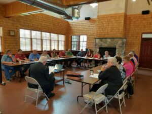 PPT training in Marquette on Wednesday, Aug. 10, 2016.