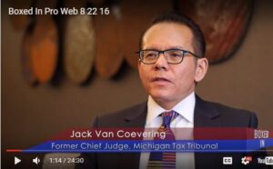 Attorney Jack Van Coevering is featured in 'Box In'.