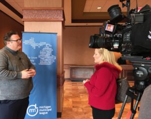 League CEO and Executive Director Dan Gilmartin talks with WDIV TV 4 about road funding during the 2018 Michigan Municipal League Capital Conference.
