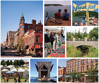 Placemaking images from Marquette - the site of the League's 2014 Convention.