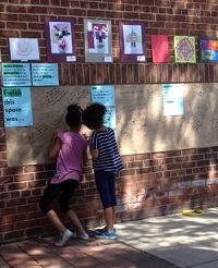 Kids share their ideas at the 2014 Berkley Art Bash.
