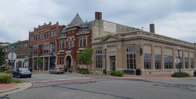 Saved from the malling of downtown Muskegon in the 1970s, this block now anchors downtown with new businesses making creative use of historic buildings.