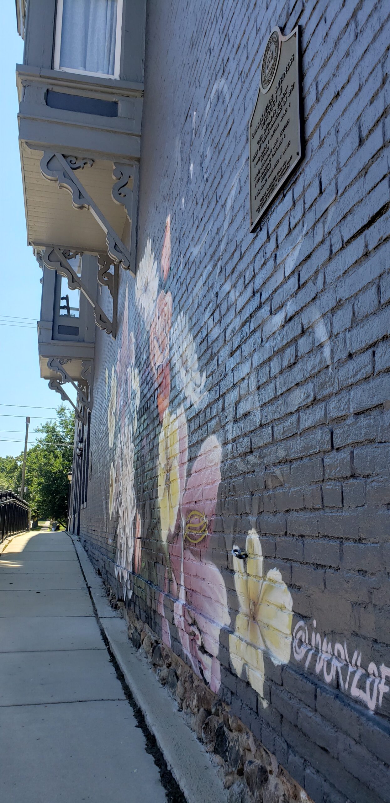 Mural on Leroy Street at Shiawassee Avenue, Fenton, MI