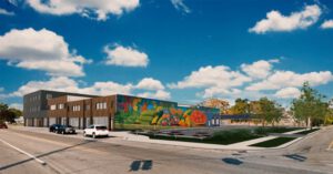 Artist's rendering of the Allen Place redevelopment project