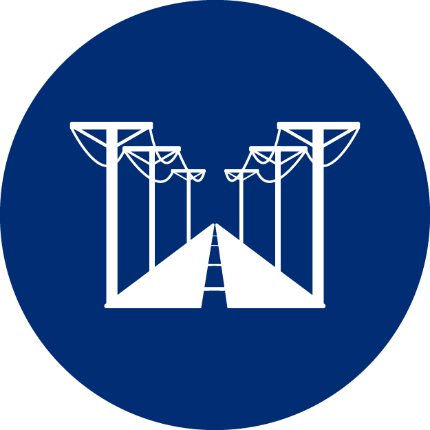 Infrastructure icon.